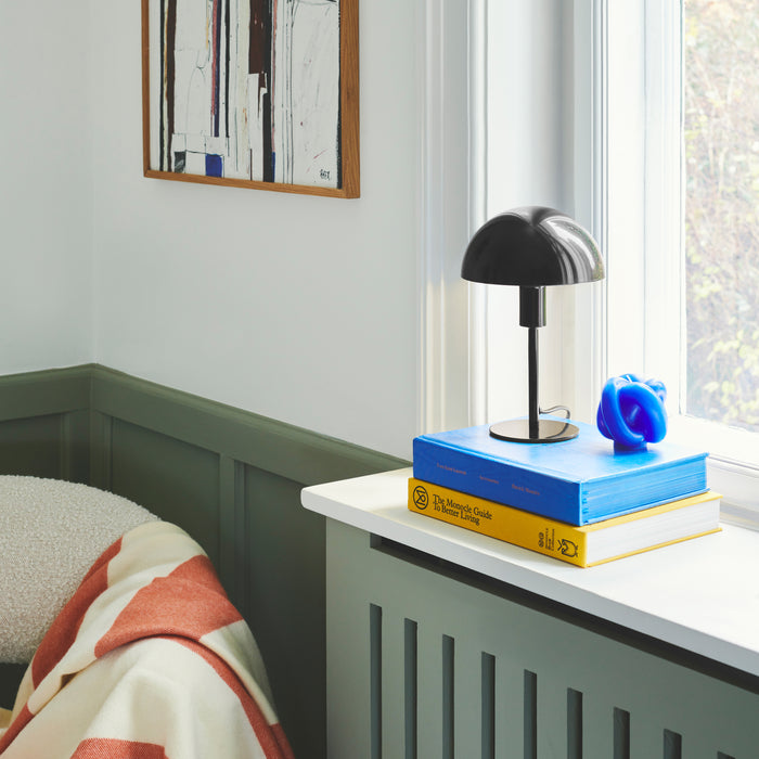 Nordlux Ellen Mini Tafellamp - Ø 16 cm - Zwart