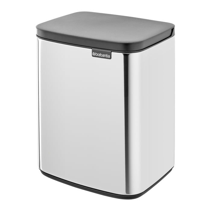 Brabantia Bo Afvalemmer 7 L - Brilliant Steel