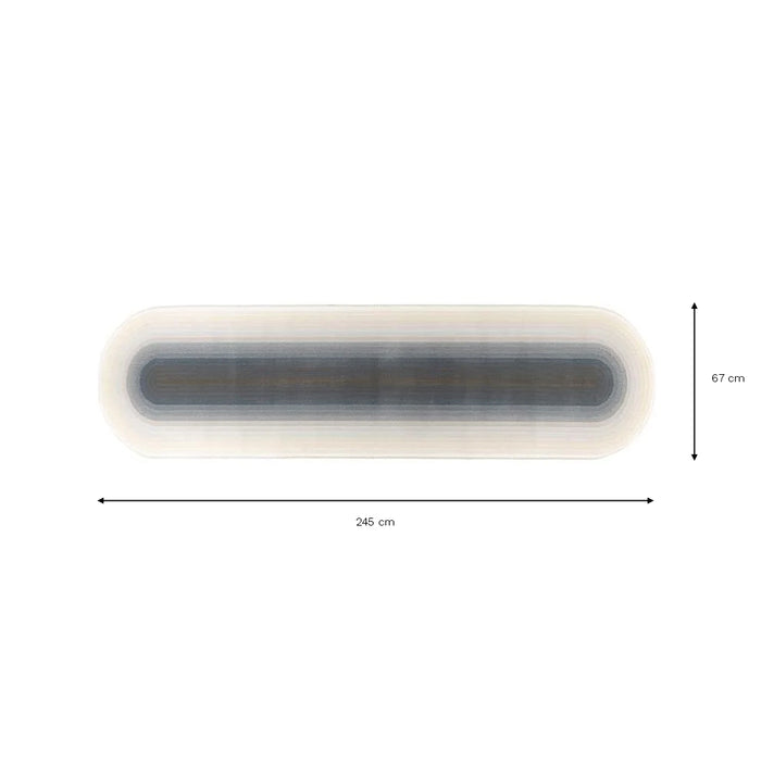 Zuiver Olympic Vloerkleed 67 x 245 cm - Blauw