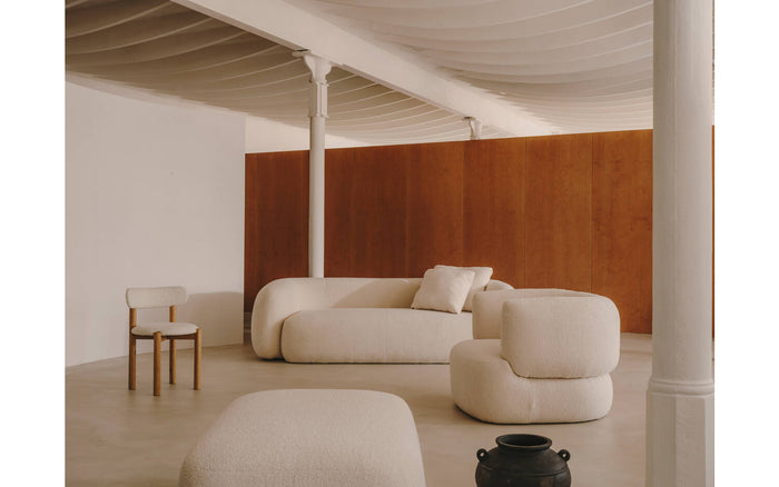 Kave Home - Mosi-salontafel van massief munggurhout, Ø 90 x 60 cm