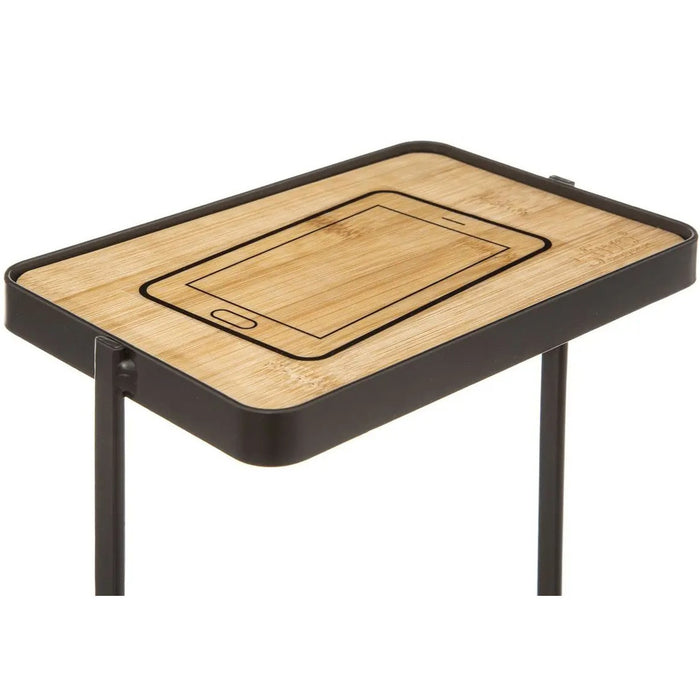 5five WC|toilethouder - zwart - met reservoir en telefoon plankje