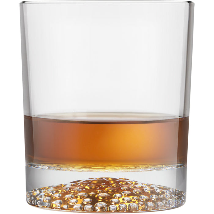 Whisky tumbler glazen - 4x - Artisan serie - transparant - 290 ml