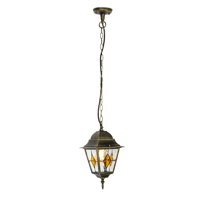QAZQA Vintage buiten hanglamp antiek goud - Antigua