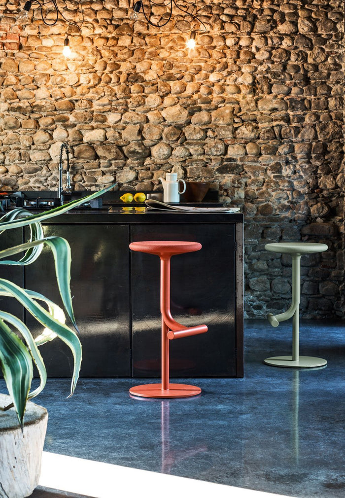 Tibu verstelbare barkruk olijfgroen