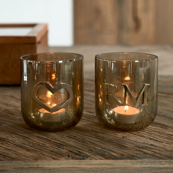 Riviera Maison RM Love Votive Box gold 2 pieces (Ø) 9x (H) 10