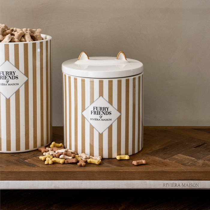 Riviera Maison Voorraadpot Furry Friends Cat Wit
