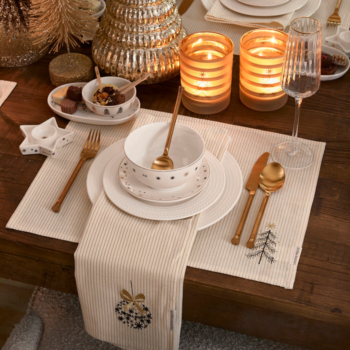 Riviera Maison bestekset goud, 1 persoons - RM Navigli 4 stuks