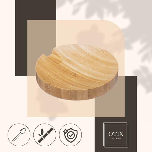 OTIX Lepelhouder Aanrecht Bamboe Keuken Spatelhouder Lepellegger Le...