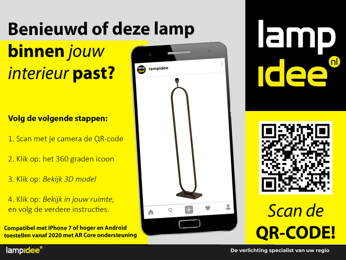 Light & Living Light&living Vloerlamp 30x15x142 cm JAMIRI antiek brons