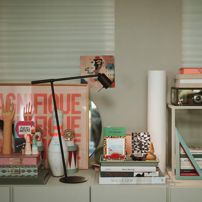 One bureaulamp LED oplaadbaar Heavy Metal