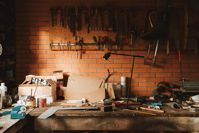 One bureaulamp LED oplaadbaar Heavy Metal