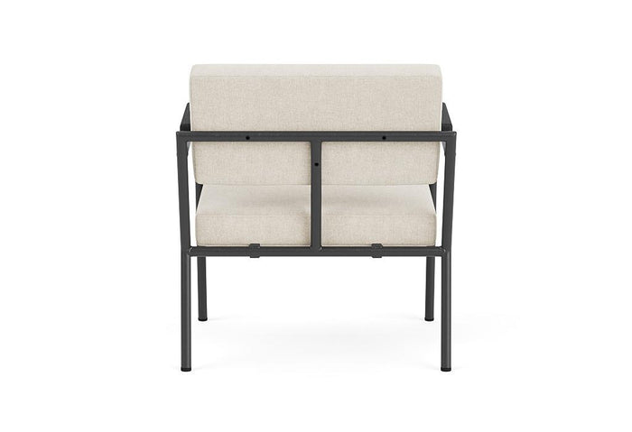 FÉST Monday fauteuil met amleuning zwart|zwart Soil 01 natural