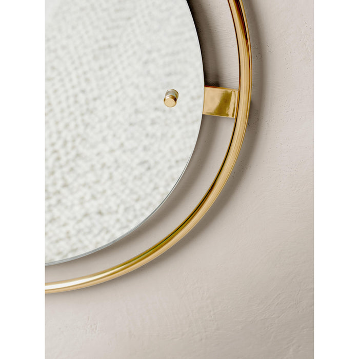 Audo Copenhagen Nimbus spiegel Ø60 gepolijst messing