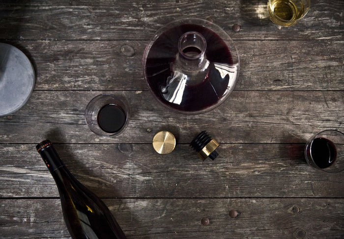 Audo Copenhagen Wine Breather Deluxe decanteerkaraf