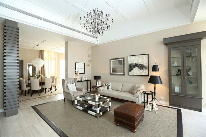 2097|50 by Gino Sarfatti kroonluchter Ø100 transparant chroom