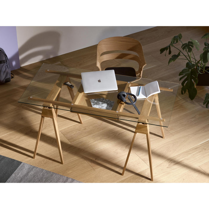 Design House Stockholm Arco bureau Eiken zwart