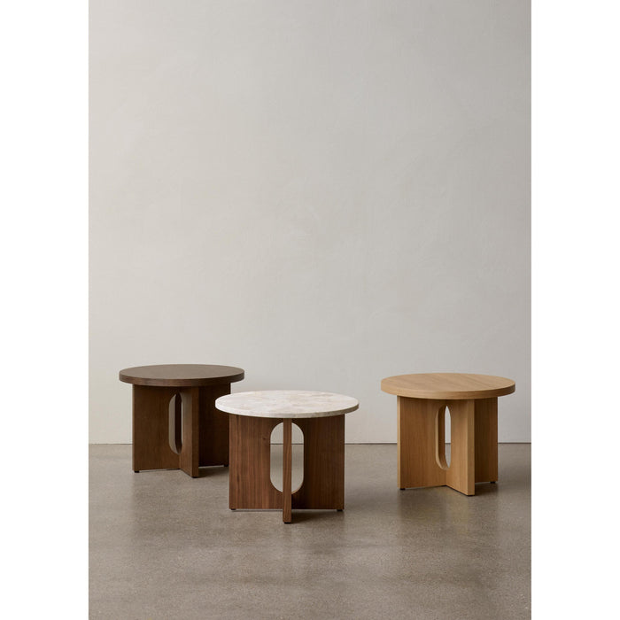 Audo Copenhagen Androgyne bijzettafel Ø50 walnoot