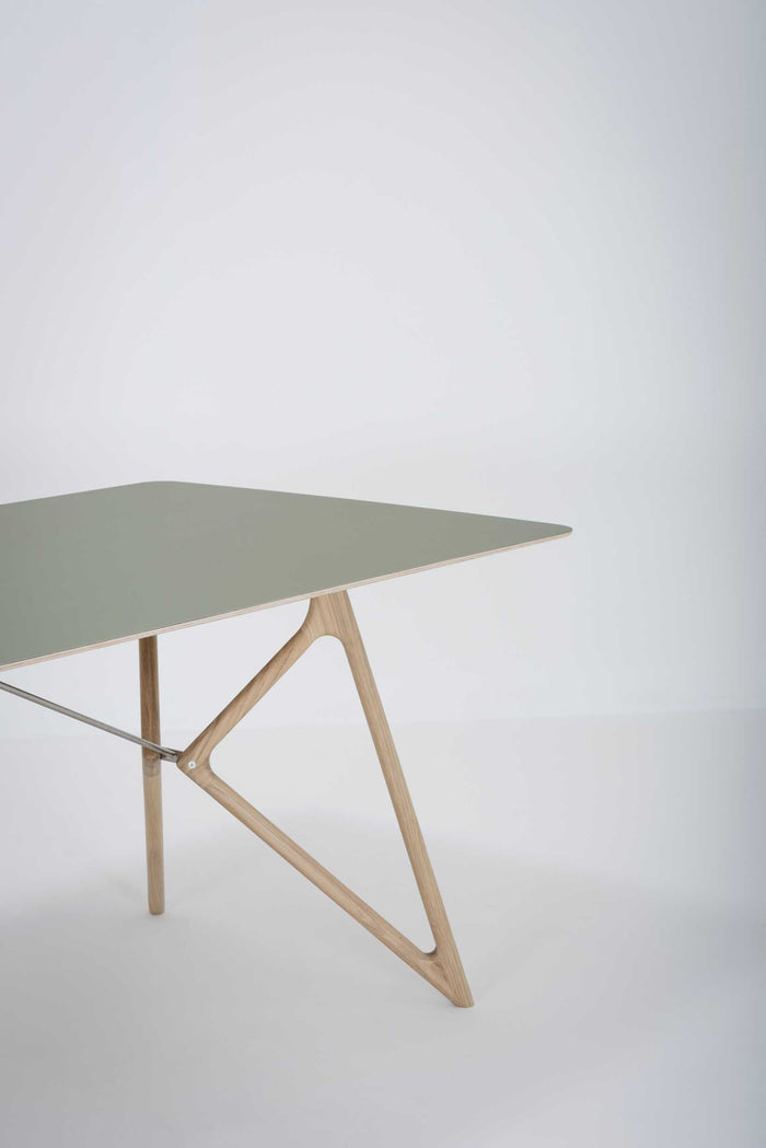 Tink Tafel linoleum 200x90 whitewash Dark Olive