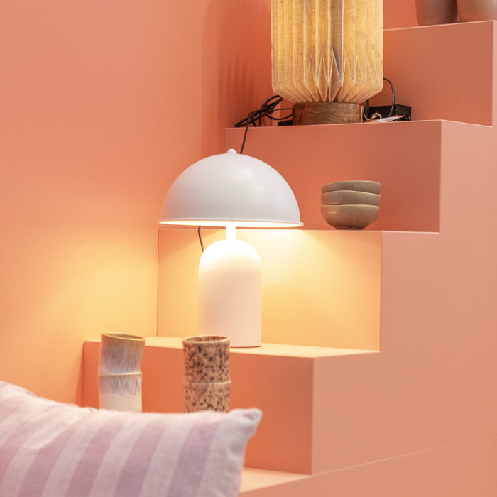 by fonQ Bulb Mushroom Tafellamp Ø 25 cm - Wit