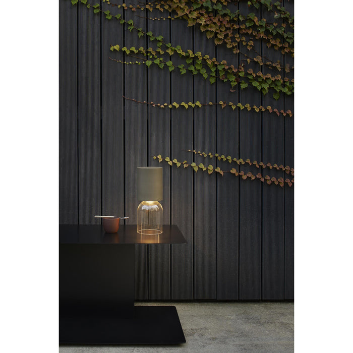 Nui Mini tafellamp LED oplaadbaar greige
