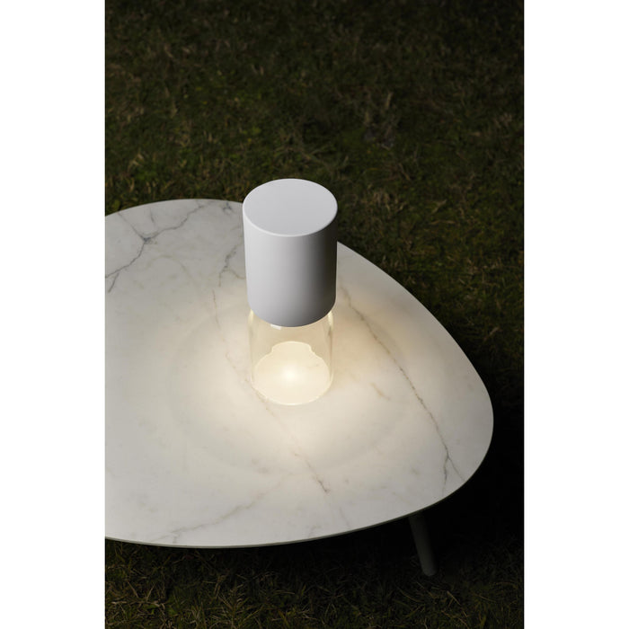 Nui Mini tafellamp LED oplaadbaar greige
