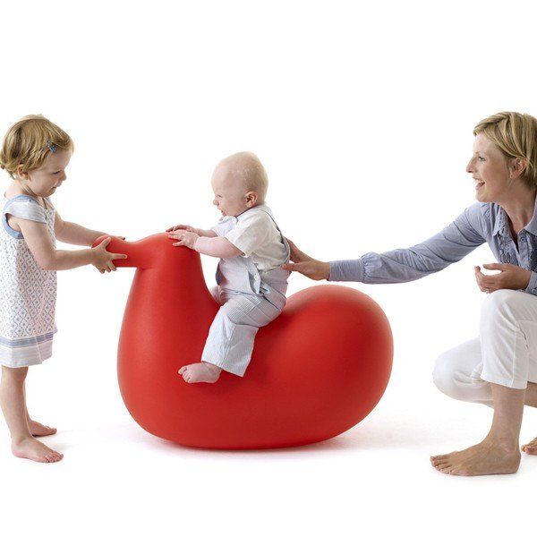 Dodo schommelpaard roze