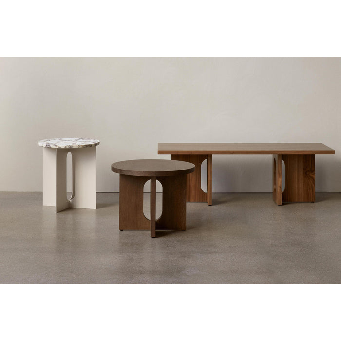 Audo Copenhagen Androgyne bijzettafel Ø50 walnoot