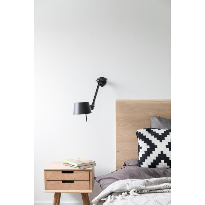 Bolt Bed Sidefit Mirror wandlamp met stekker Midnight Grey