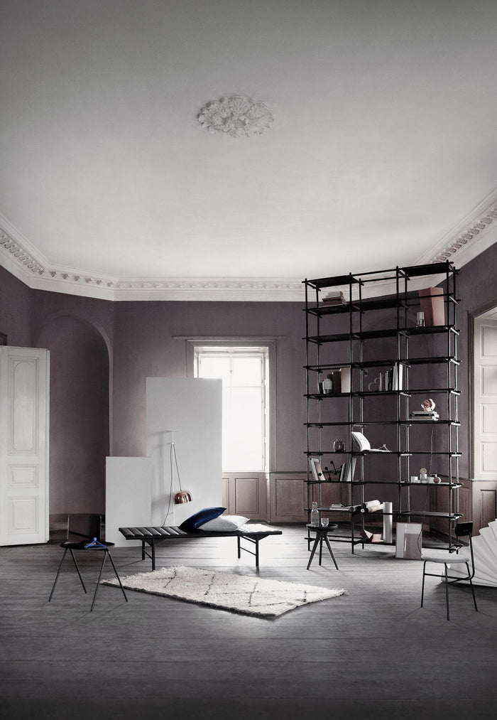 Audo Copenhagen Afteroom wandkapstok medium zwart|messing