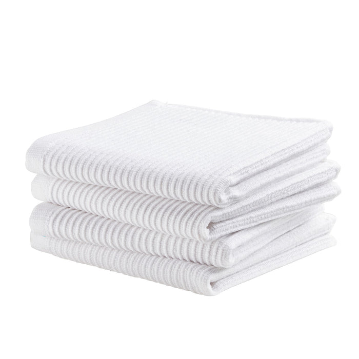 DDDDD vaatdoek Basic Clean - 30x30cm - Wit - 4 stuks
