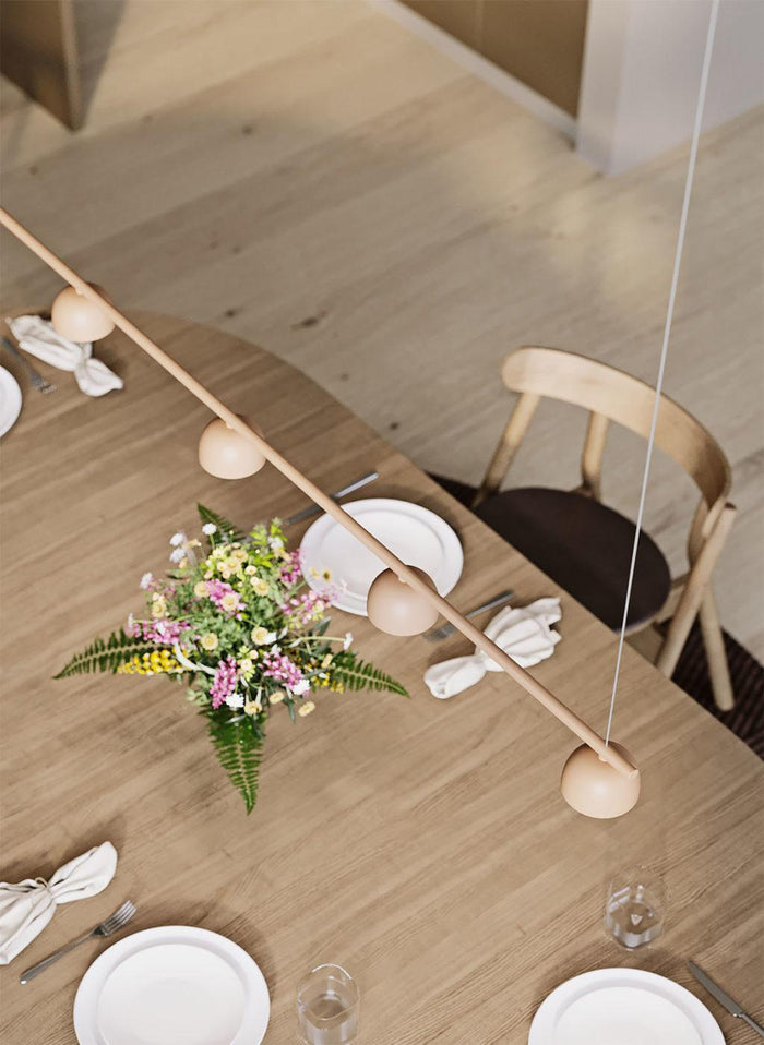 Northern Blush Rail 5 hanglamp LED zwart