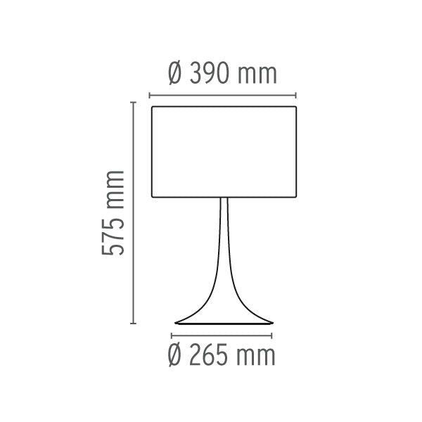 Spun Light T1 tafellamp wit