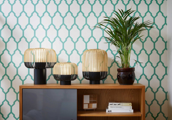 Forestier Bamboo Light tafellamp medium wit