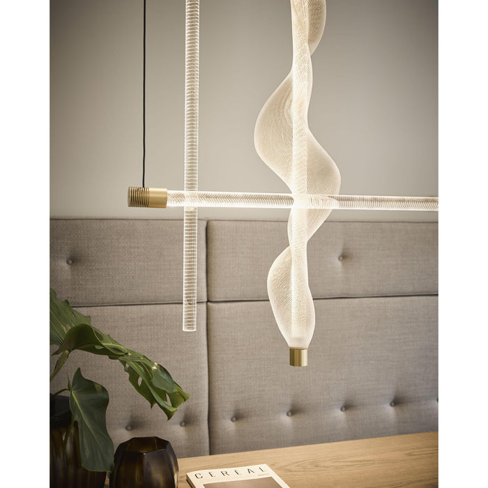 Vapour hanglamp LED Ø4 verticaal zwart