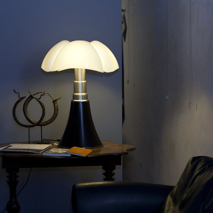 Martinelli Luce Pipistrello vloer- en tafellamp retrofit satijn