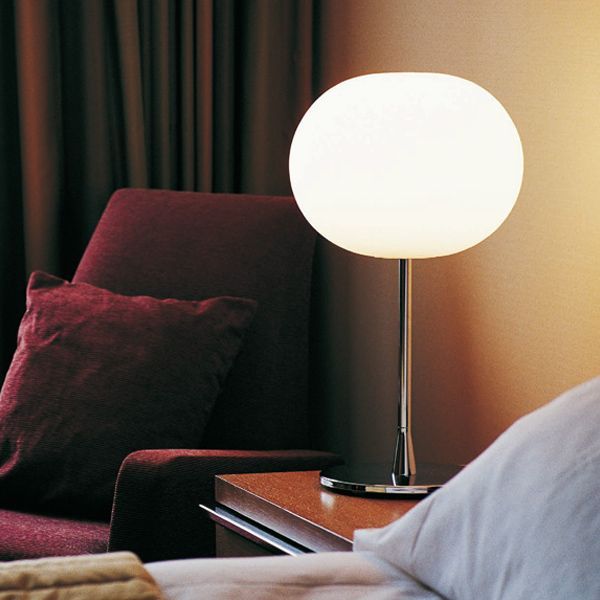 Glo-Ball T1 tafellamp zilver