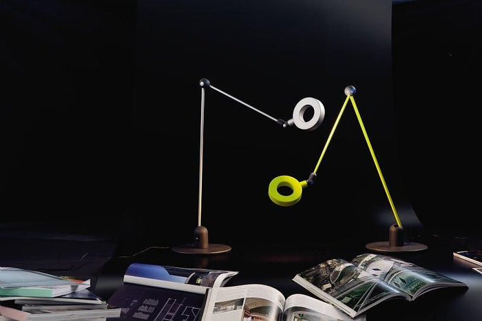 Martinelli Luce L'Amica tafellamp LED grijs