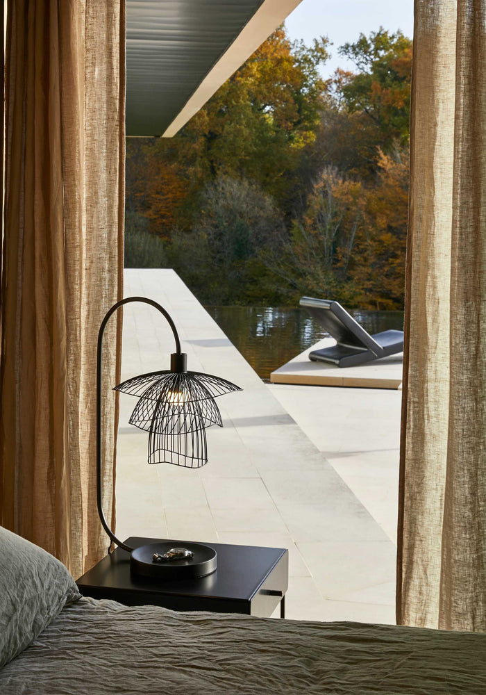 Forestier Papillon tafellamp zwart