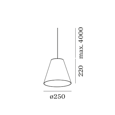 Wever & Ducre Shiek 4.0 hanglamp LED koper