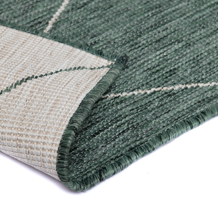 Vintt Buitenkleed Kriscross Groen dubbelzijdig -160 x 230 cm - (M)