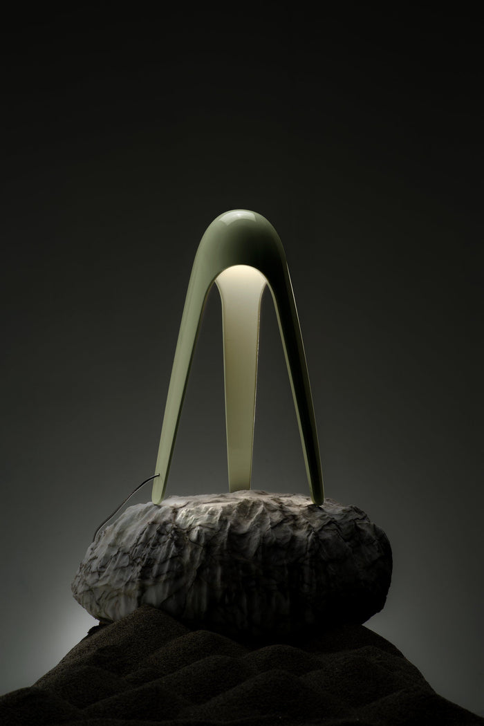 Martinelli Luce Cyborg tafellamp LED lichtgroen