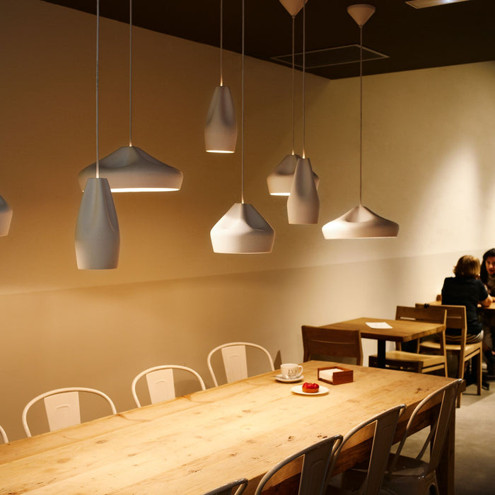 Marset Pleat Box 24 hanglamp Ø21 oker|wit