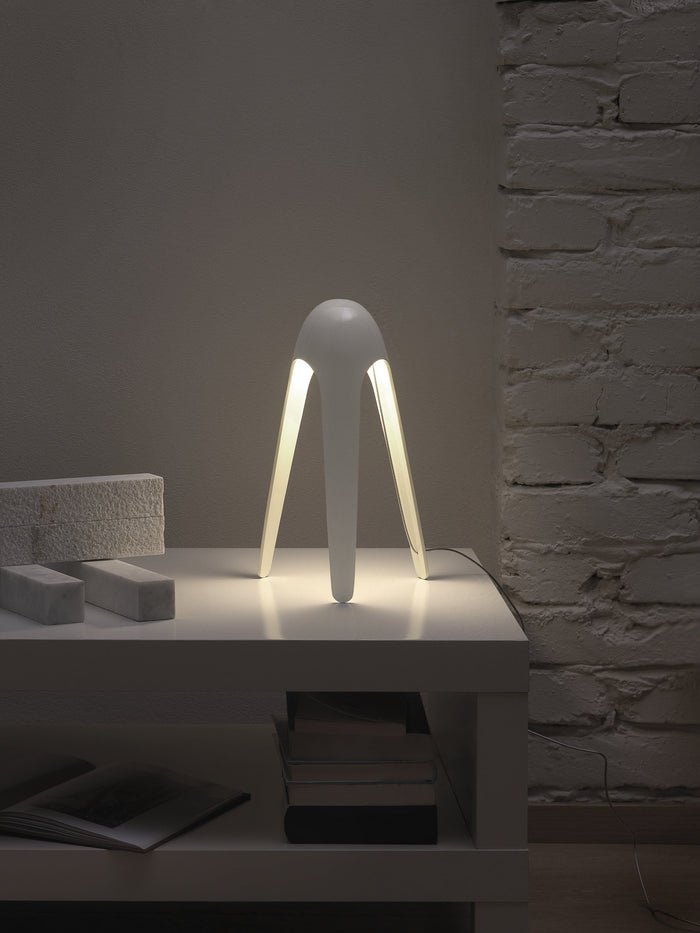 Martinelli Luce Cyborg tafellamp LED wit