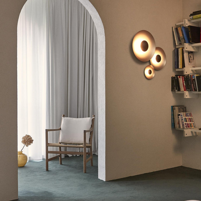 Marset Ginger 20 C wandlamp LED messing