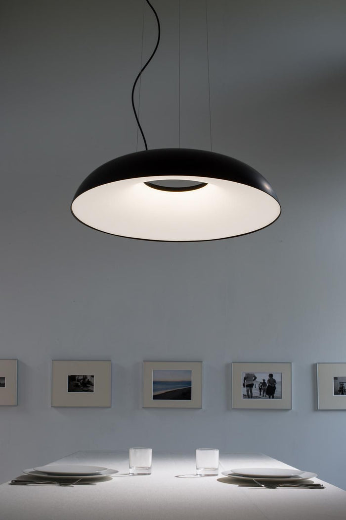 Martinelli Luce Maggiolone hanglamp LED Ø60 zwart