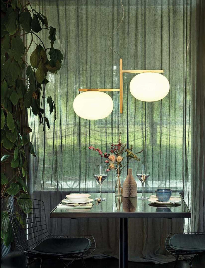 Oluce Alba 2 hanglamp brons