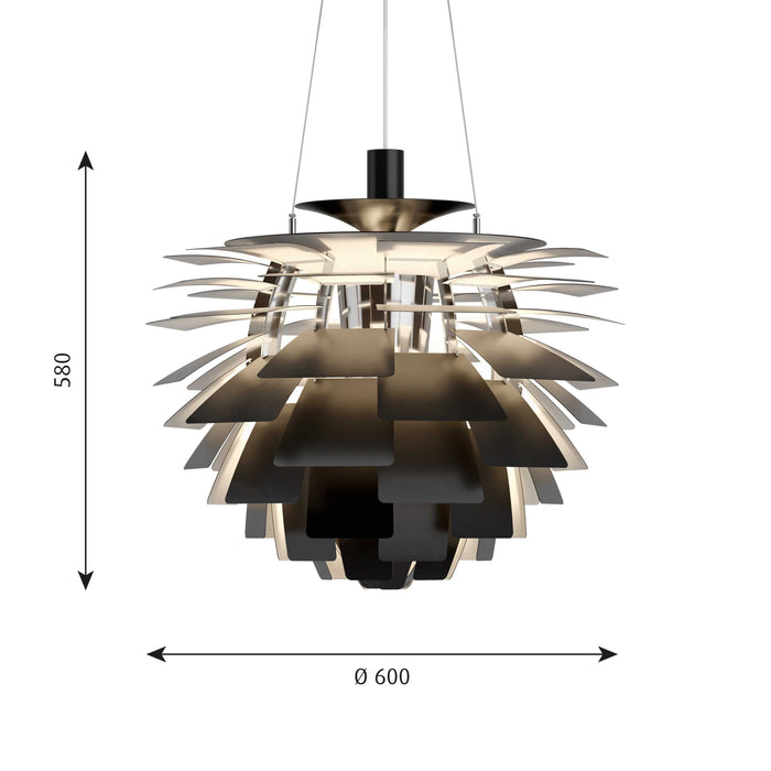 PH Artichoke hanglamp Ø60 LED koper