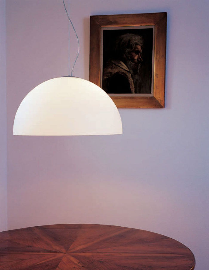 Oluce Sonora hanglamp Ø50 opaal