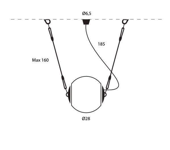 Lumina Perla hanglamp Ø28