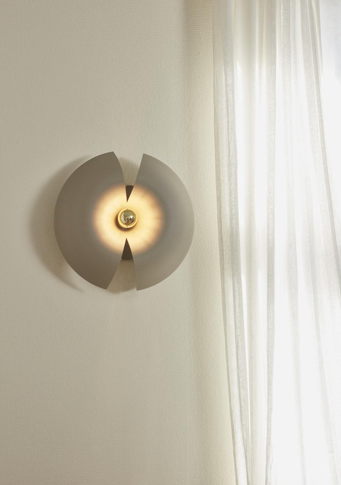 Cycnus wandlamp 45 zwart|goud